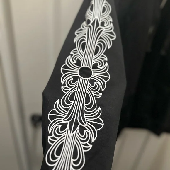 Chrome Hearts Black Zip Up Sweater - Picture 3 of 4